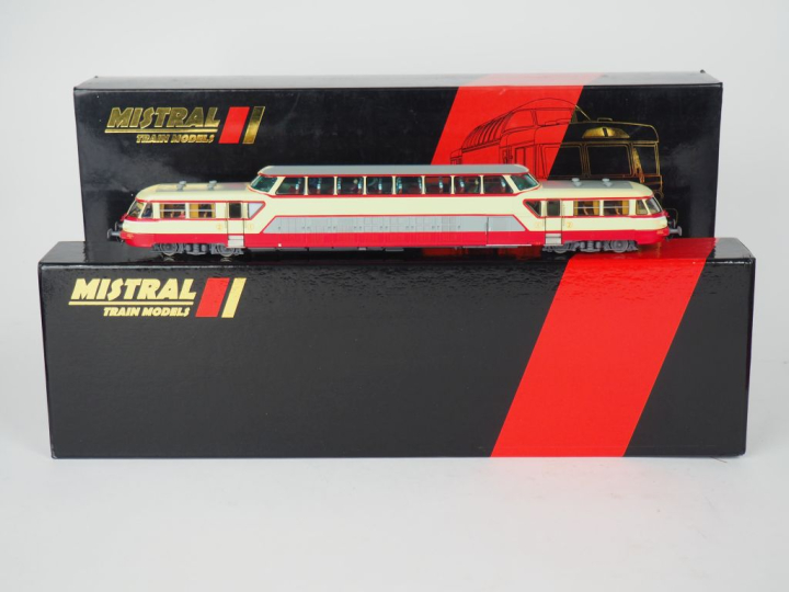 Matériel roulant Ho MISTRAL Train Models Bel Autorail SNCF-X 4209 dépô