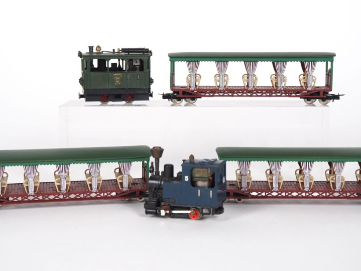 Lot de modelisme petit écartement dont HOe Jouef voitures train balade