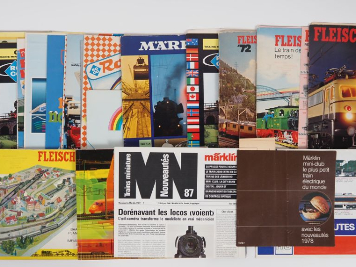 Lot de catalogue et documentation donc fleishmann, Rocco, marklin au t