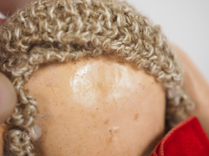 Poupée type Bleuette SFBJ moule 60 6/0 tête porcelaine bouche ouverte 