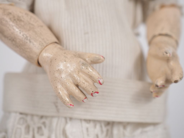 Poupée de fabrication allemande de marque Armand Marseille tête porcel