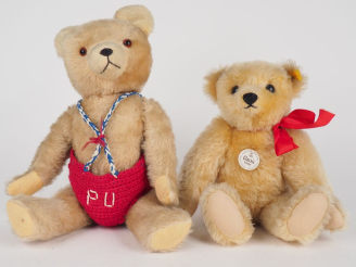 Vente aux enchères Ours en peluche de fabrication allemande, un certainement de marque He