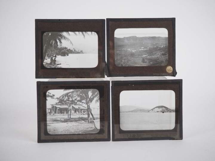 PHOTOGRAPHIE. Lot de 25 plaques photographiques sur la Nouvelle Calédo