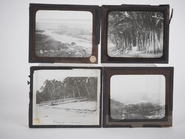 PHOTOGRAPHIE. Lot de 25 plaques photographiques sur la Nouvelle Calédo