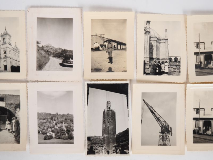 PHOTOGRAPHIE. Lot de 30 photographies des années 60, Tunis et Bizerte.