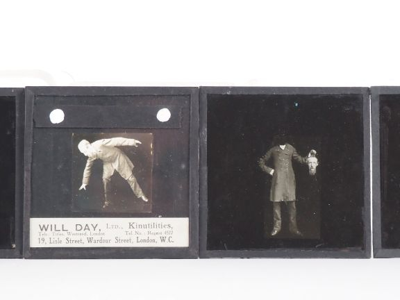 PHOTOGRAPHIE. 'Captain Mortimer'. Lot de six plaques photographiques 8