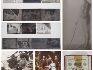 Vente aux enchères PHOTOGRAPHIE. Lot comprenant :  - quinze plaques photographiques 4,5 x