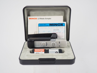 Vente aux enchères MINOX LX. Appareil photographique miniature n°2524242 dans sa boite d'
