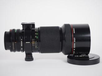 Vente aux enchères CANON. Téléobjectif FD 1:4/300 L n°20020 avec bouchon.