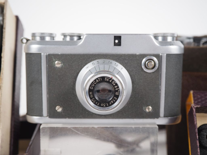 DUCATI SIMPLEX. Appareil photographique n°10658 avec objectif ETAR 1:3