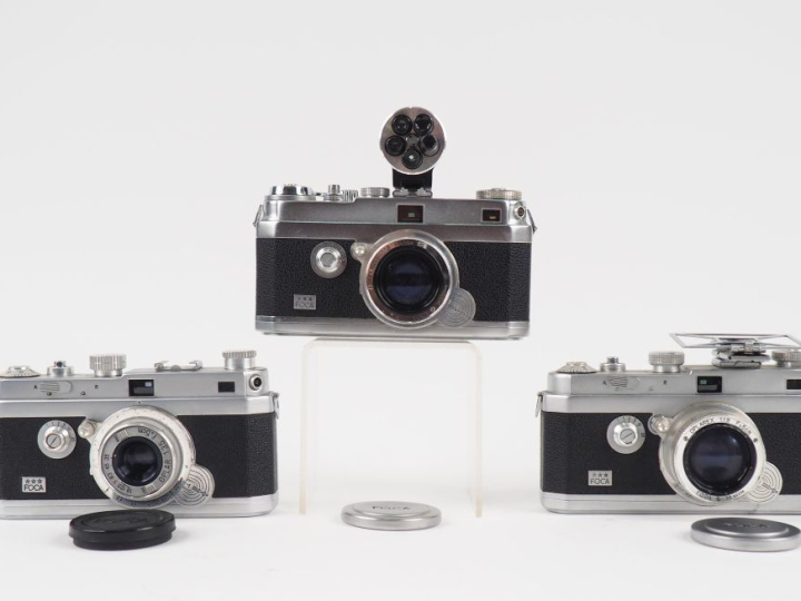 FOCA PF3. Lot de trois appareils photographiques : - PF3L Modèle-1 n°4