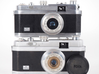 Vente aux enchères FOCA PF1. Lot de deux appareils photographiques :  - Modèle-3 n°100798