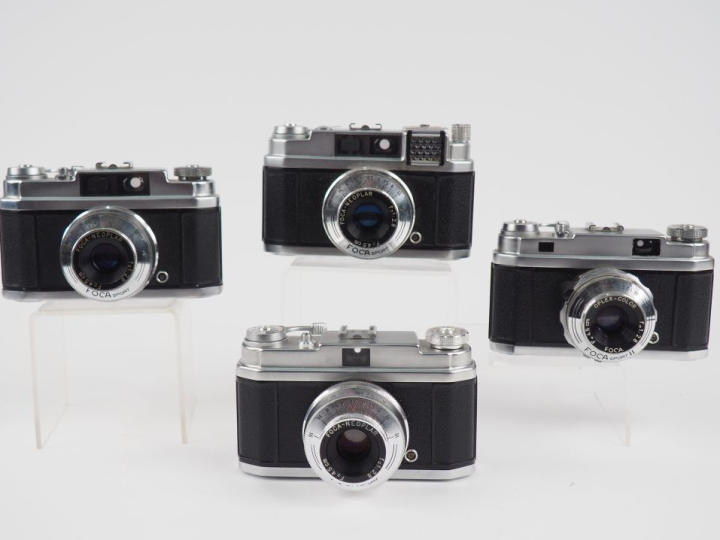 FOCA. Lot de quatre appareils photographiques FOCASPORT (n°48.150 B/14