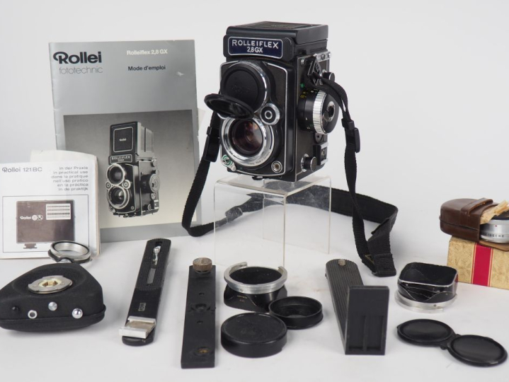 ROLLEIFLEX 2,8 GX. Appareil photographique 6x6 n°1012330 avec objectif