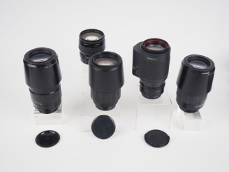 Vente aux enchères Lot de cinq objectifs : - MINOLTA Xi 1:3.5-4.5/28-105 n°17141436 - CAN