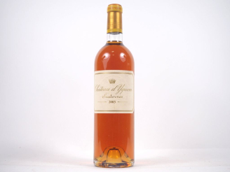 Vente aux enchères 1 BOUTEILLE CHÂTEAU D'YQUEM 1er CCS SAUTERNES - 2003