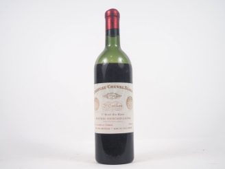 Vente aux enchères 1 BOUTEILLE CHÂTEAU CHEVAL BLANC 1er GCC ST ÉMILION - 1954 - VIDANGE/E