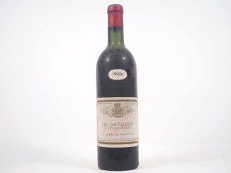 Vente aux enchères 1 BOUTEILLE CRU DU CAILLOU ST JULIEN - 1959 - LB/ES/BS 