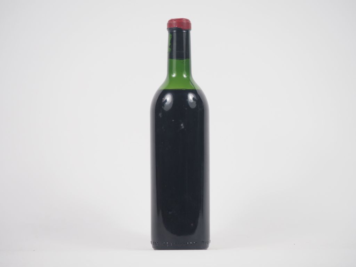 1 BOUTEILLE BORDEAUX - 1962 - SE/BOUCHON ÉTAMPÉ/CAPS DÉCOUPÉE 