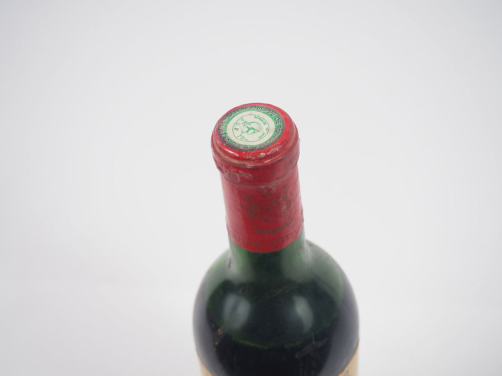 1 BOUTEILLE CHÂTEAU MOUTON ROTHSCHILD 1er GCC PAUILLAC - 1969 - MEP-BE