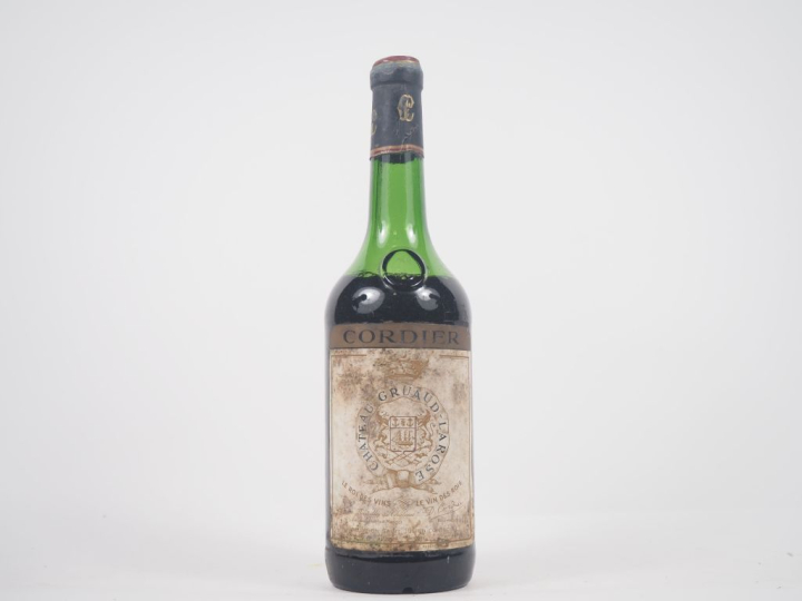 1 BOUTEILLE CHÂTEAU GRUAUD LAROSE GCC ST ESTÈPHE - 1970 - NIVEAU BAS/E