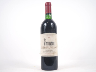 Vente aux enchères 1 BOUTEILLE CHÂTEAU LAGRANGE GCC ST JULIEN - 1987 - BG / ES 