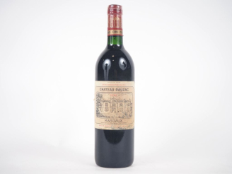 Vente aux enchères 1 BOUTEILLE CHÂTEAU DAUZAC GCC MARGAUX - 1989 - EA