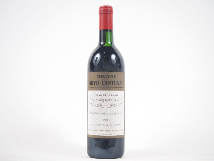 1 BOUTEILLE CHÂTEAU BOYD CANTENAC GCC MARGAUX - 1990 - LB/ELS 