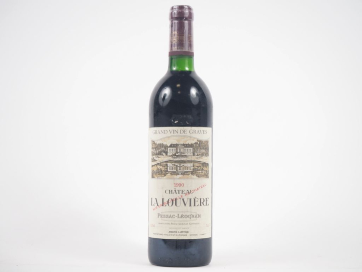 1 BOUTEILLE CHÂTEAU LA LOUVIÈRE GRAVES - 1990 - BG