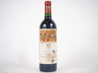 Vente aux enchères 1 BOUTEILLE CHÂTEAU MOUTON ROTHSCHILD 1er GCC PAUILLAC - 1991 - ELA 