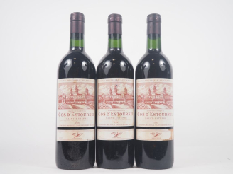 Vente aux enchères 3 BOUTEILLES COS D'ESTOURNEL GCC ST ESTÈPHE  - 1992 - ET 