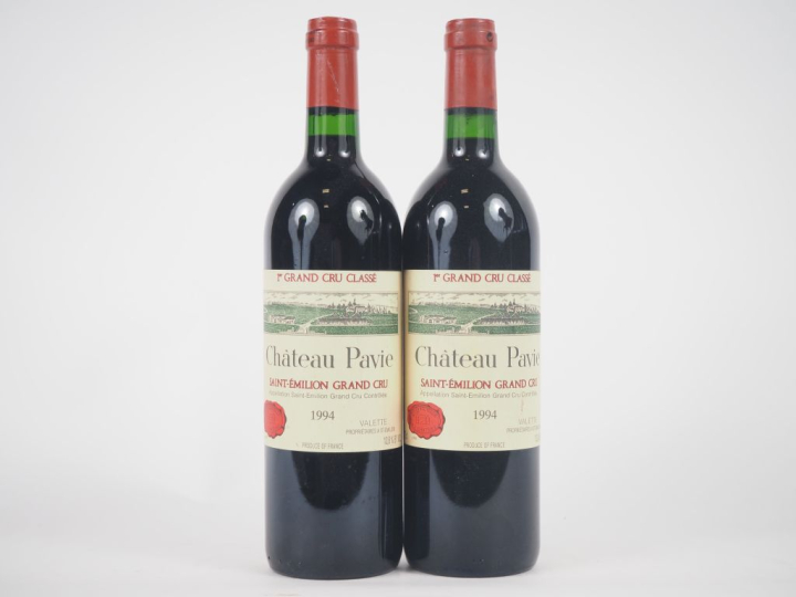 2 BOUTEILLE CHÂTEAU PAVIE 1er GCC ST ÉMILION - 1994