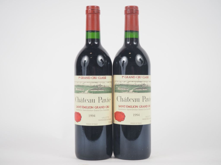 2 BOUTEILLE CHÂTEAU PAVIE 1er GCC ST ÉMILION - 1994