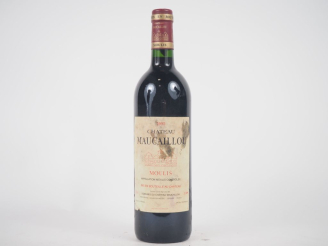 Vente aux enchères 1 BOUTEILLE CHÂTEAU MAUCAILLOU MOULIS - 1995 - ES 