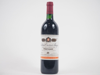 Vente aux enchères 1 BOUTEILLE CHÂTEAU CROIZET BAGES GCC PAUILLAC - 1995 - ELS 