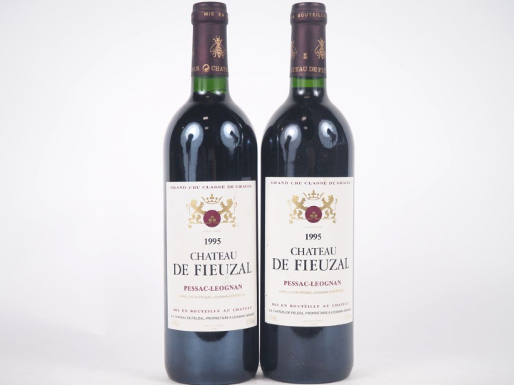2 BOUTEILLES CHÂTEAU FIEUZAL GCC GRAVES - 1995