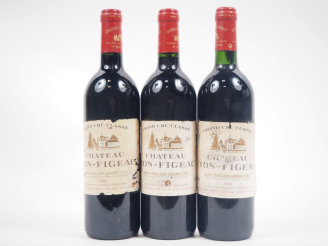 Vente aux enchères 3 BOUTEILLES CHÂTEAU YON FIGEAC GCC ST ÉMILION - 1999 - EA