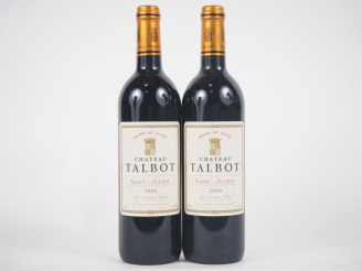 Vente aux enchères 2 BOUTEILLES CHÂTEAU TALBOT GCC ST JULIEN - 2000