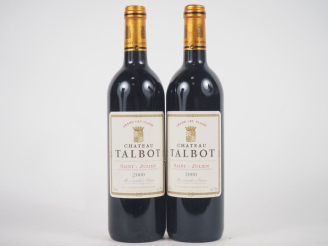 Vente aux enchères 2 BOUTEILLES CHÂTEAU TALBOT GCC ST JULIEN - 2000