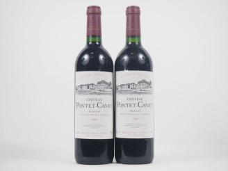 Vente aux enchères 2 BOUTEILLES CHÂTEAU PONTET CANET GCC PAUILLAC - 2001  