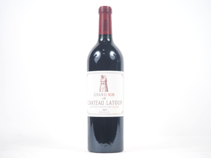 1 BOUTEILLE CHÂTEAU LATOUR 1er GCC PAUILLAC - 2003 - ELA 