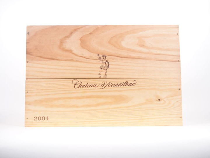 6 BOUTEILLES CHÂTEAU D'ARMAILHAC GCC PAUILLAC - 2004 - CBO