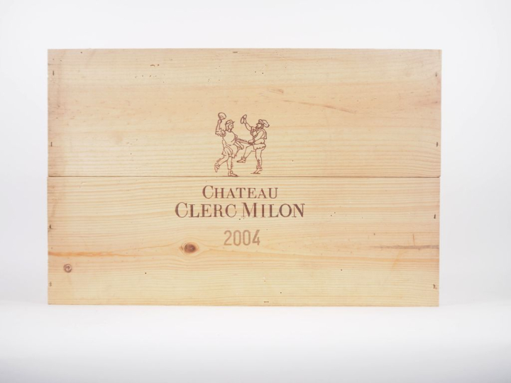 6 BOUTEILLES CHÂTEAU CLERC MILON GCC PAUILLAC - 2004 - CBO