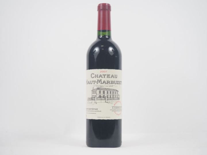 1 BOUTEILLE CHÂTEAU HAUT MARBUZET ST ESTÈPHE - 2007