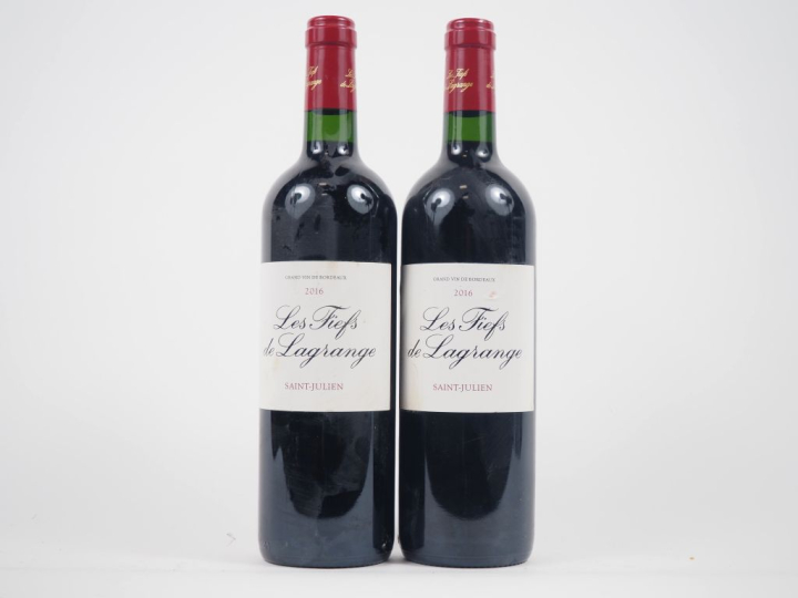 2 BOUTEILLES LES FIEFS DE LAGRANGE ST JULIEN - 2016