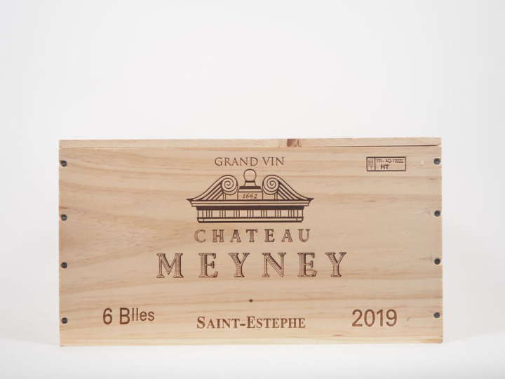 6 BOUTEILLES CHÂTEAU MEYNEY ST ESTÈPHE - 2019 - CBO