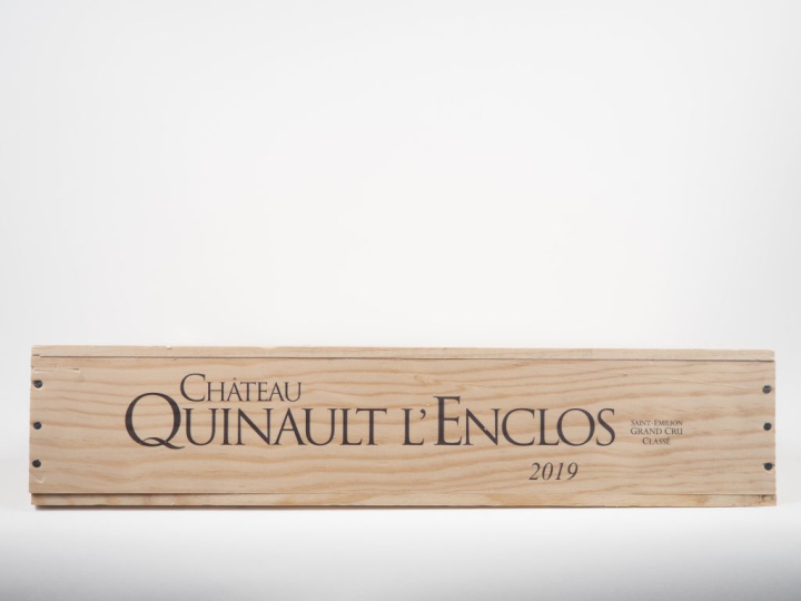 6 BOUTEILLES CHÂTEAU QUINAULT L'ENCLOS GC ST ÉMILION - 2019 -CBO
