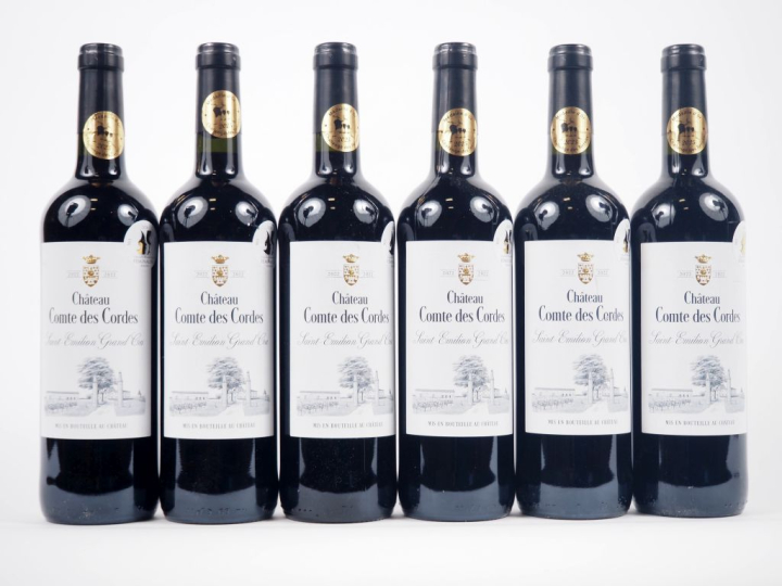 6 BOUTEILLES CHÂTEAU COMTE DES CORDES GC ST ÉMILION - 2022