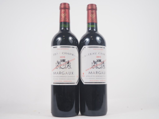 Vente aux enchères 2 BOUTEILLES CHÂTEAU CHARMANT MARGAUX : 1 DE 2010 / 1 DE 2011 