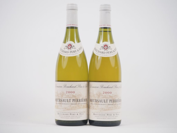 2 BOUTEILLES MEURSAULT PERRIÈRES 1er CRU BOUCHARD PÈRE ET FILS - 2000